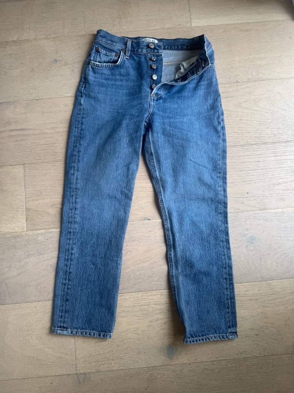 AGOLDE | RILEY HIGH RISE CROP  SLIM STRAIGHT |  Size 24